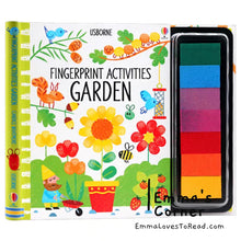 Load image into Gallery viewer, Usborne Fingerprint Activities: Garden
