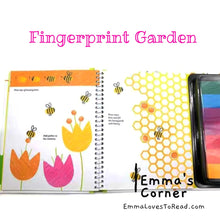 Load image into Gallery viewer, Usborne Fingerprint Activities: Garden
