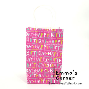 Birthday Kraft Paper Bag Goodie Bag Gift Bag (5pcs)