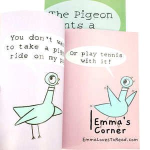 The Pigeon Wants a Puppy by Mo Willems PB