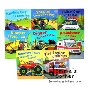 Busy Wheels Monster Truck Mountain Rescue Series by Martha Lightfoot (10 books)