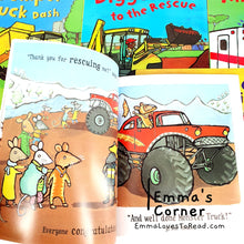 Load image into Gallery viewer, Busy Wheels Monster Truck Mountain Rescue Series by Martha Lightfoot (10 books)
