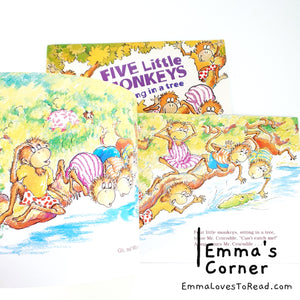 Five Little Monkeys Sitting in a Tree by Eileen Christelow PB