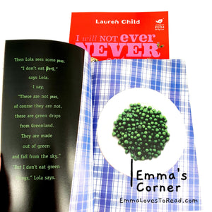 I Will Never Not Ever Eat a Tomato (Charlie and Lola) by Laura Child Children Picture Book PB