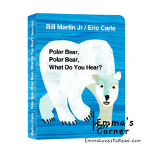 Load image into Gallery viewer, *Boardbook* Polar Bear, Polar Bear, What do you hear? By Eric Carle PB
