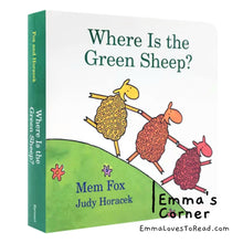 Load image into Gallery viewer, *Board book* Where Is the Green Sheep? by Mem Fox &amp; Judy Horacek
