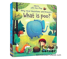 Load image into Gallery viewer, Usborne Lift-The-Flap Very First Questions &amp; Answers : What is Poo?
