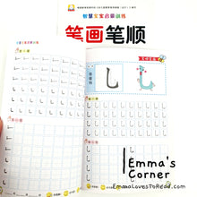 Load image into Gallery viewer, 笔画笔顺3-6岁幼儿园入学准备 Chinese Strokes Writing Exercise Workbook for Kindergarten Children
