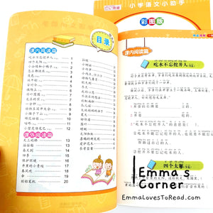 Chinese Comprehension Practice for Primary 1 阅读理解 with Hanyu Pinyin HYPY CHI (2 books)