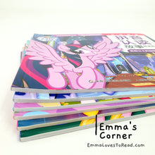 Load image into Gallery viewer, My Little Pony Hanyu Pinyin Easy Reading Series 小马宝莉拼音认读故事 CHI HYPY (4 books)
