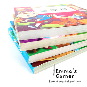 Basic Chinese Learning Books for Toddlers with HYPY 三字经/弟子规/唐诗300首/成语故事 (4 books)