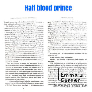 Harry Potter and The Half-Blood Prince (Book 6)