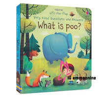 Load image into Gallery viewer, Usborne Lift-The-Flap Very First Questions &amp; Answers : What is Poo?
