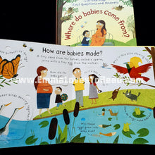 Load image into Gallery viewer, Usborne Lift-The-Flap First Questions &amp; Answers : Where Do Babies Come from?
