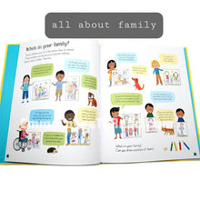 Load image into Gallery viewer, Usborne All About Series: Family, Friends, Feelings, Diversity and Worries and Fears
