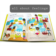 Load image into Gallery viewer, Usborne All About Series: Family, Friends, Feelings, Diversity and Worries and Fears
