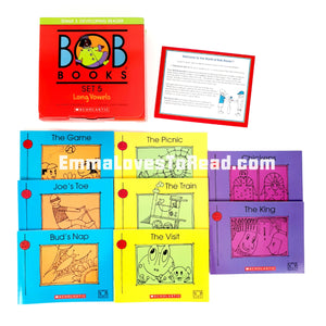 Bob Books S3: Set 5 Long Vowels (8 books) (Stage 3: Developing Reader)