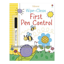 Load image into Gallery viewer, Usborne Wipe-Clean Activity Book - First Pen Control
