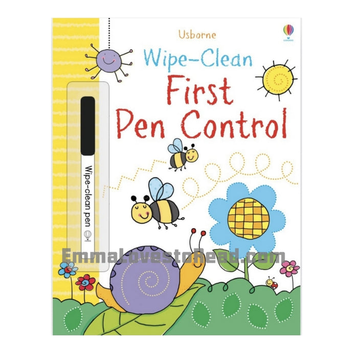 Usborne Wipe-Clean Activity Book - First Pen Control