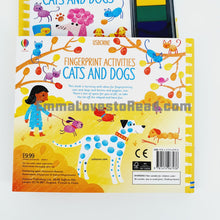 Load image into Gallery viewer, Usborne Fingerprint Activities: Cats and Dogs
