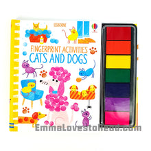 Load image into Gallery viewer, Usborne Fingerprint Activities: Cats and Dogs
