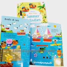 Load image into Gallery viewer, Usborne Wipe-Clean Activity Book - Summer Activities
