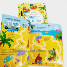 Load image into Gallery viewer, Usborne Wipe-Clean Activity Book - Summer Activities
