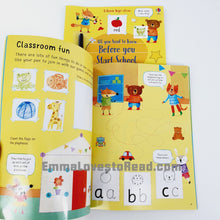 Load image into Gallery viewer, Usborne Wipe-Clean All You Need to Know Before You Start School Activity Book
