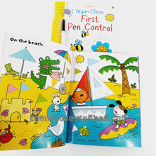 Load image into Gallery viewer, Usborne Wipe-Clean Activity Book - First Pen Control
