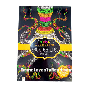 Neon Colouring Sea Creatures And More Colouring Book