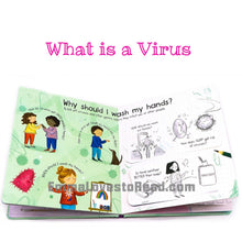 Load image into Gallery viewer, Usborne Lift-The-Flap First Questions &amp; Answers : What is a Virus? Board Book
