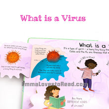 Load image into Gallery viewer, Usborne Lift-The-Flap First Questions &amp; Answers : What is a Virus? Board Book
