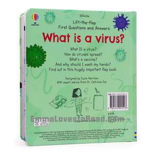 Usborne Lift-The-Flap First Questions & Answers : What is a Virus? Board Book