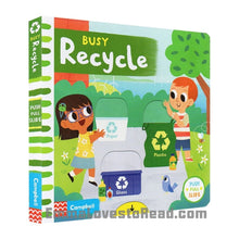 Load image into Gallery viewer, Campbell Busy Book: Busy Recycle Interactive Board Book
