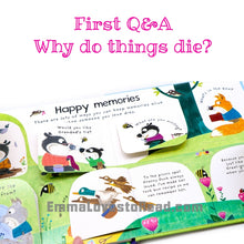 Load image into Gallery viewer, Usborne Lift-The-Flap First Questions &amp; Answers : Why do things die? Board Book
