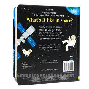 Usborne Lift-The-Flap First Questions & Answers : What's it like in space? Board Book