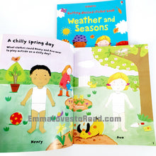 Load image into Gallery viewer, Usborne Getting Dressed Sticker Book: Weather and Seasons
