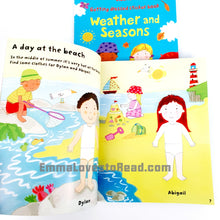 Load image into Gallery viewer, Usborne Getting Dressed Sticker Book: Weather and Seasons
