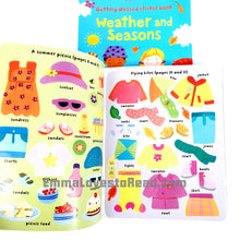 Load image into Gallery viewer, Usborne Getting Dressed Sticker Book: Weather and Seasons
