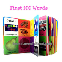 Load image into Gallery viewer, First 100 Words Board Book by Priddy Baby
