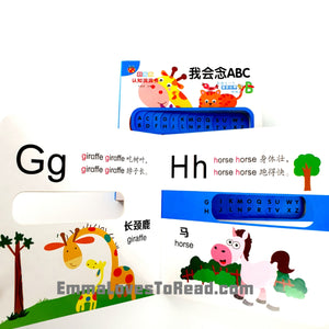 Bilingual Chinese English Interactive Board Books 好玩的认知洞洞书