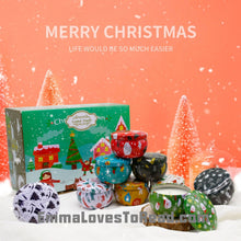 Load image into Gallery viewer, Essential Oil Infused Soy Wax Aromatic Candle - Christmas Metal Tin
