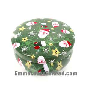 Essential Oil Infused Soy Wax Aromatic Candle - Christmas Metal Tin