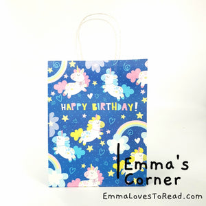 Birthday Kraft Paper Bag Goodie Bag Gift Bag (5pcs)