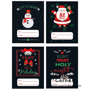 Christmas Self Adhesive Gift Tag Stickers (10pcs)