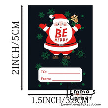 Load image into Gallery viewer, Christmas Self Adhesive Gift Tag Stickers (10pcs)
