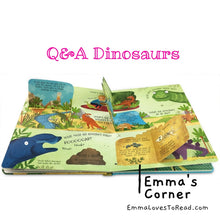 Load image into Gallery viewer, Usborne Lift-The-Flap Questions and Answers about Dinosaurs
