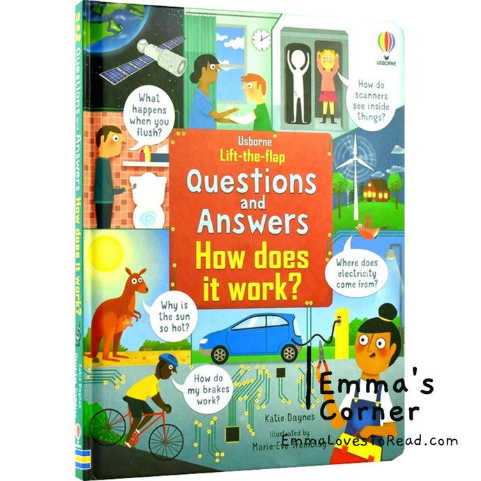 Usborne Lift-The-Flap Questions and Answers about How does it work? Board Book