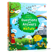 Load image into Gallery viewer, Usborne Lift-The-Flap Questions and Answers about Nature Board Book
