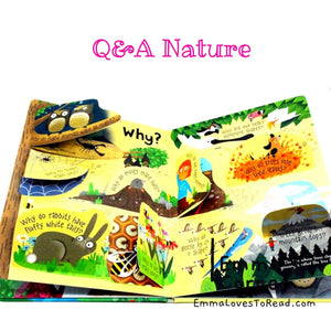 Usborne Lift-The-Flap Questions and Answers about Nature Board Book